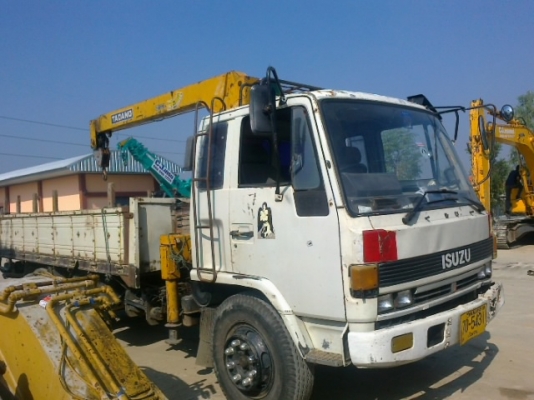 ขายรถหกลัอ FSR 11 H ติดเครน 3ตัน