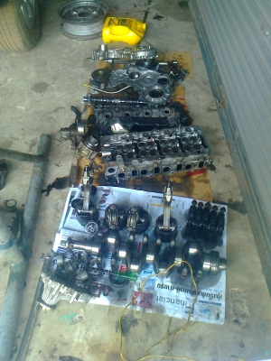 ขายอะไหล่เครื่องวีโก้ 3000 ยกลงเพราะสายพานขาด