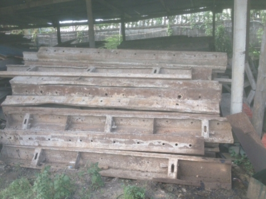 รายละเอียด ขายแบบเหล็กมาตรฐานสำหรับหล่อคอนกรีตเพื่อใช้ทำถนนคสล. จำนวนมาก มี 2 ขนาด