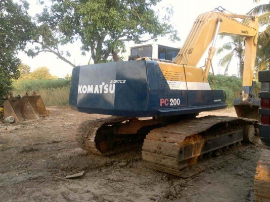 Komatsu pc200-5 SN:63xxx ไฟฟ้าครบ,เอกสาร Inv ช่วงล่างเต็ม