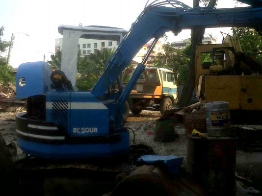 ขายรถแบคโอ sk 50 ราคาถูกมาก พร้อมใช้งาน