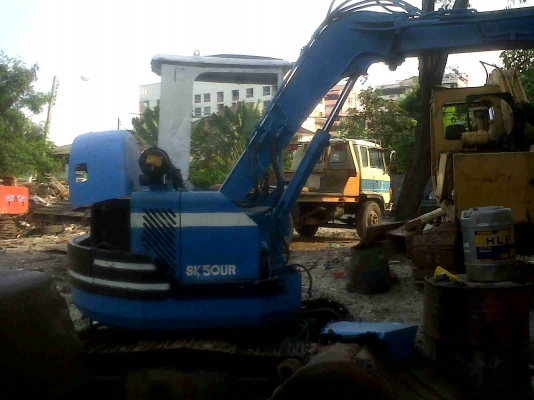 ขายรถแบคโอ sk 50 ราคาถูกมาก พร้อมใช้งาน
