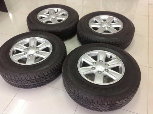 ขายถูก ล้อแม็กซ์16" อีซูซุ วีครอส คู่ยาง บริดสโตน 245/70R16 ราคา 25000 บาท สนใจติดต่อได้ที่ 089 6669061