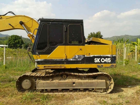 KOBELCO SK045 MACKI เก่านอก1ปี รถทำงานอยู๋ สวยมาก