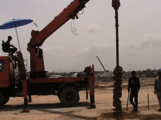 รับเจาะเสาเข็มแนวดิ่ง.