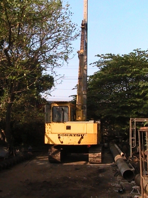 รับเจาะเสาเข็มแนวดิ่ง.