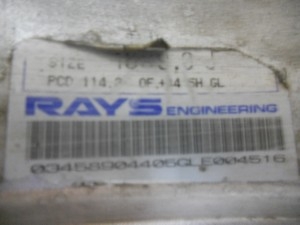 ขายแม็ก work GTN 18 5h1143 แท้ญี่ปุ่น