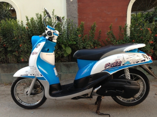 ขายnew finoสีฟ้าขาวปี2555