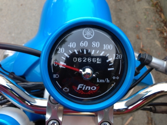 ขายnew finoสีฟ้าขาวปี2555