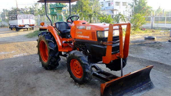 ขายรถไถคูโบต้า L3408 รถสวย สวยกว่าเก่านอกบางคัน แถมอุปกรณ์ ดันหน้า ผาน 5 ผานโรตาลี่ ล้อกันจม