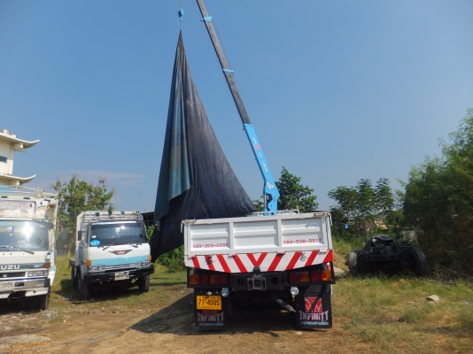 10ล้อช่วงยาวHINO MEGA500 UROIIIปี53ติดเครนทานาโดZFX 5ตัน 10ล้อช่วงยาวHINO MEGA500 UROIIIปี53ติดเครนทานาโดZFX 5ตัน