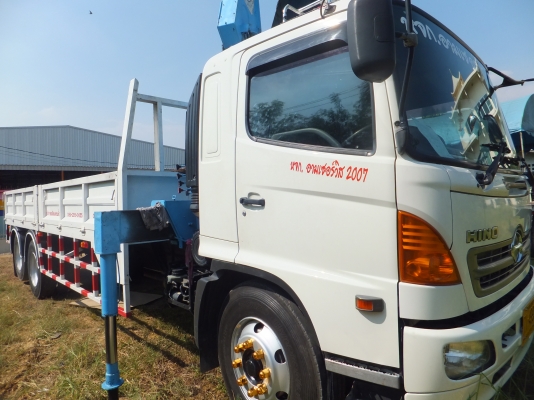 10ล้อช่วงยาวHINO MEGA500 UROIIIปี53ติดเครนทานาโดZFX 5ตัน 10ล้อช่วงยาวHINO MEGA500 UROIIIปี53ติดเครนทานาโดZFX 5ตัน