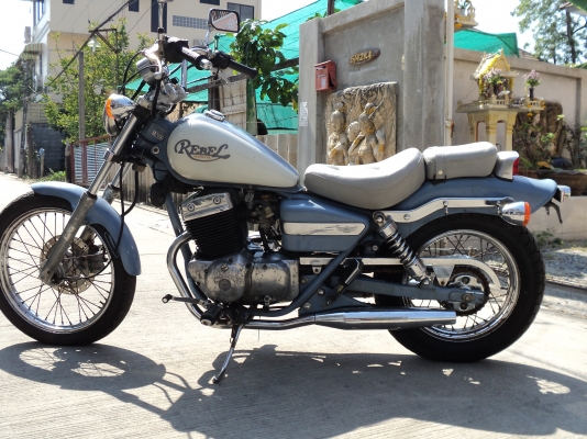 ((มือ1เมีองไทย))ฮฮนด้าREBEL250สภาพสวยๆพร้อมใช้สีเดิมญี่ปุ่น