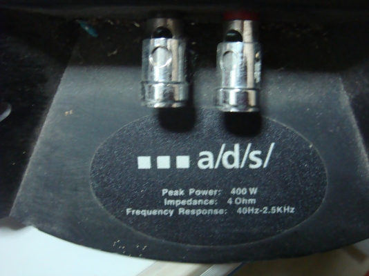 ขายลำโพงสูตร ยี่ห้อ A/D/S 400 วัต 4 Ohm 10 นิ้ว