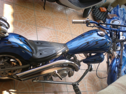 มอเตอร์ไซชอปเปอร์ขนาดเล็ก