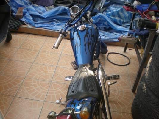 มอเตอร์ไซชอปเปอร์ขนาดเล็ก