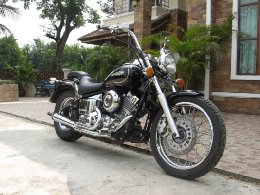 ***ขาย yamaha dragstar400 custom ปี 98 ราคา 87,000 (พร้อมของแถมหลายรายการ)