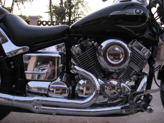 ***ขาย yamaha dragstar400 custom ปี 98 ราคา 87,000 (พร้อมของแถมหลายรายการ)