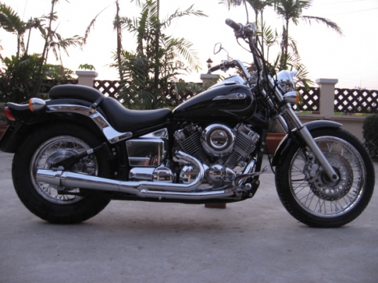 ***ขาย yamaha dragstar400 custom ปี 98 ราคา 87,000 (พร้อมของแถมหลายรายการ)