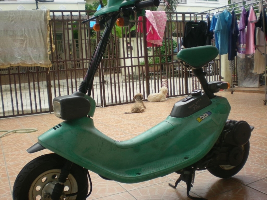 ขายรถhonda zook 50ccสีเขียว