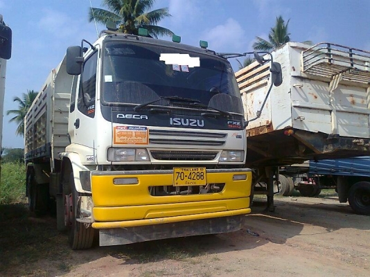 ขายด่วน!..รถสิบล้อ ISUZU DECA 320 ดั้ม รถปี 51 มีระบบลากพ่วง รถสวย ทรงดี.