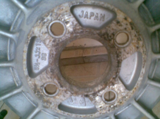 ขายล้อแม็ก ขอบ 13 นิ้ว 4รู100 1ชุด JAPAN แท้