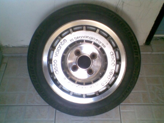 ขายล้อแม็ก ขอบ 13 นิ้ว 4รู100 1ชุด JAPAN แท้