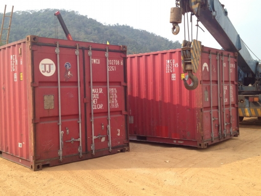 ขายตู้สั้น 20 ฟุต สภาพสวย ส่งออกได้ เพลทครบ จำนวน 4 ใบ ขายตู้สั้น 20 ฟุต สภาพสวย ส่งออกได้ เพลทครบ จำนวน 4 ใบ