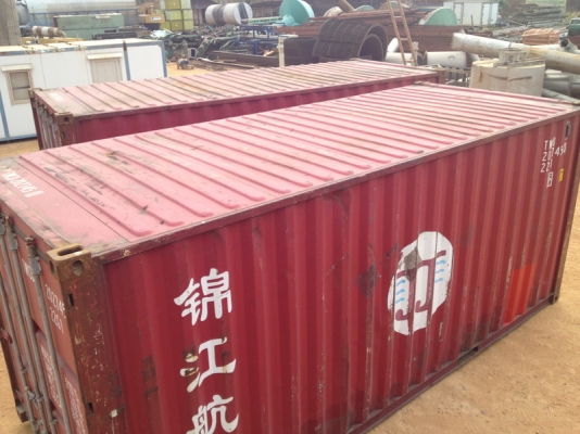 ขายตู้สั้น 20 ฟุต สภาพสวย ส่งออกได้ เพลทครบ จำนวน 4 ใบ