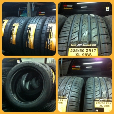 ยางใหม่ ขนาด 225-50 R17 ปี 2014 ราคาไม่แพง