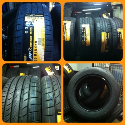 ยางใหม่ ขนาด 225-50 R17 ปี 2014 ราคาไม่แพง
