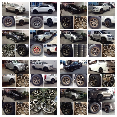 แม็กใหม่ Te37suvขอบ18 กว้าง9 ออฟ0 แม็กเปล่า19000 แถมครบ พร้อมยางFalken Nitto ถูกมากๆๆ
