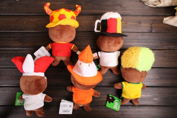 ตุ๊กตาหมี line บอลโลก 2014