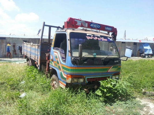 ISUZU-NPR.ดั้ม.เครนยูนิค.2.5ตันท้องวี.ไม่มีเครื่อง-ไม่ทะเบียน--อย่างอื่นครบขายตามสภาพครับ-ราคา360.000.บ