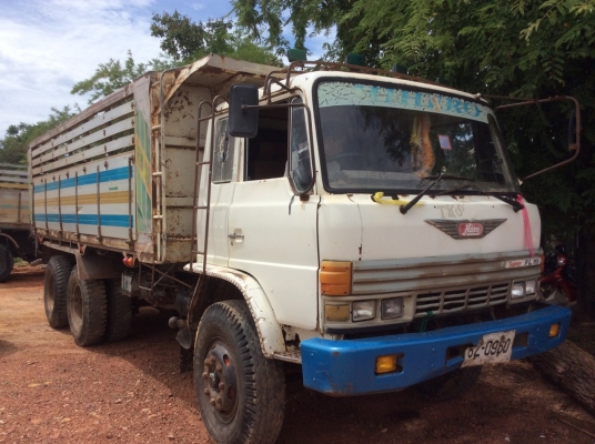 ขายHINO F18แท้( 2เพลาดั๊ม เครื่อง180แรง) ยางใหม่10เส้น เครื่องดี ครัทซีดี หัวมีผุบ้างเดิมๆตามสภาพ ภาษีไม่ขาด ขาย 650,000 บาท