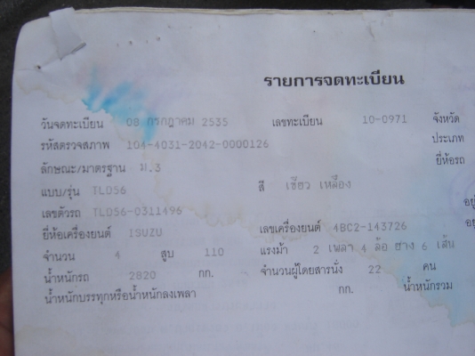 ขายรถหกล้อ Isuzu  110 แรง ราคา 250000 บาท ต่อรองได้รถสวยพร้อมใช้งานได้ทุกวัน โทร 0892406621