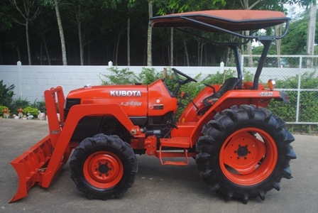 ขายรถไถ Kubota L 3408 (4WD) พร้อมดันหน้าคานบนและโรตารี ขายรถไถ Kubota L 3408 (4WD) พร้อมดันหน้าคานบนและโรตารี