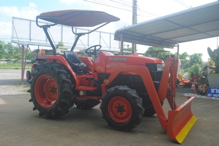 ขายรถไถ Kubota L 3408 (4WD) พร้อมดันหน้าคานบนและโรตารี ขายรถไถ Kubota L 3408 (4WD) พร้อมดันหน้าคานบนและโรตารี