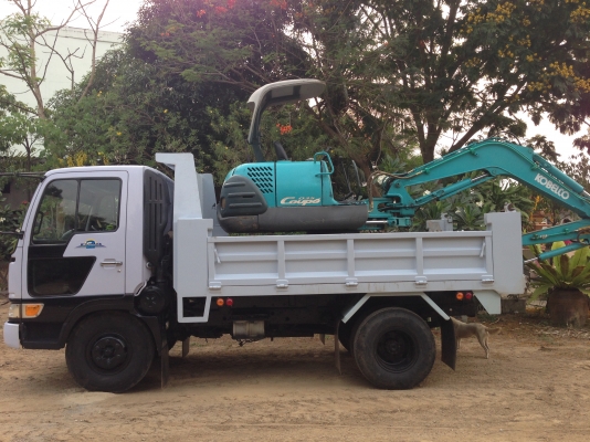 ให้เช่าแบคโฮเล็ก+หกล้อ