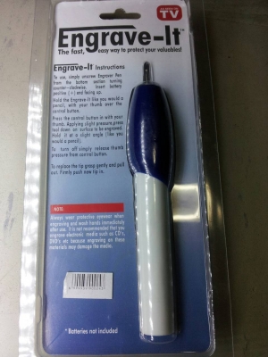 ENGRAVE-IT  เครื่องมือ สลักชื่อ หมายเลข ลงบน โลหะ แก้ว หิน ไม้   อื่นๆๆ
