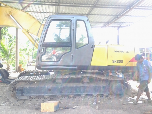 ขายแม็พโครKOBELCO sk200-3มาคทึรถสวยพร้อมใช้เอกสาเล่มทะเบียน