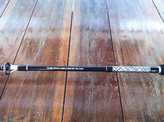 (ส่ง EMS ให้คุณธนพร จ.ประจวบคีรีขันธ์ เรียบร้อยแล้ว ขอบคุณมากครับ)ขายคันเบ็ด ยาว 2.40 เมตร(เกือบ 8 ฟุต) ของใหม่ไม่เคยใช้งาน ลูกชายซื้อมาแล้วไม่ถูกใจ ต่อรองได้ สามพราน นครปฐม