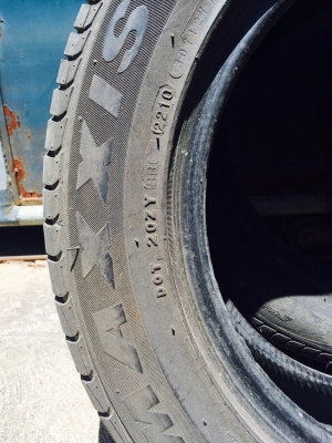 ยางmaxxis. 195/60r15 ปี10. 1คู่ 1000