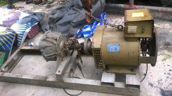 ขายไดนาโม (ไดปั่นไฟ) 15 kva ใช้ได้ทั้ง 2 เฟส และ 3 เฟส