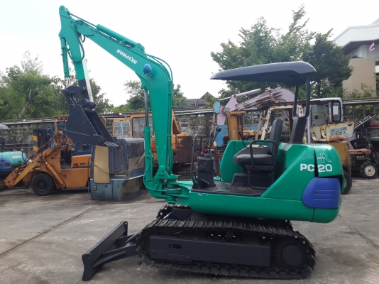 ขาย รถขุด KOMATSU รุ่น PC20-7- แทร็กเหล็ก มือสองญี่ปุ่น