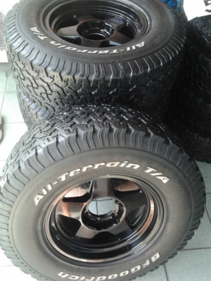 ล้อ แบรดเลย์ วี + ยาง BF All 265/75/16 ปี09 ล้อ แบรดเลย์ วี + ยาง BF All 265/75/16 ปี09