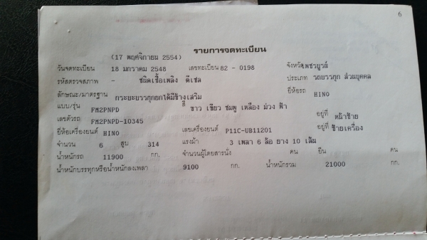 HIno mega Fm 320 พ่วงแม่ลูก