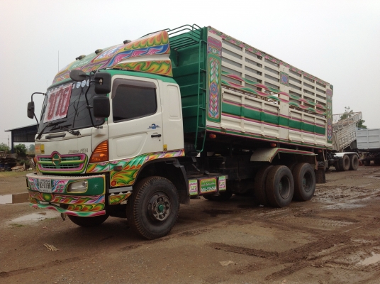 HIno mega Fm 320 พ่วงแม่ลูก
