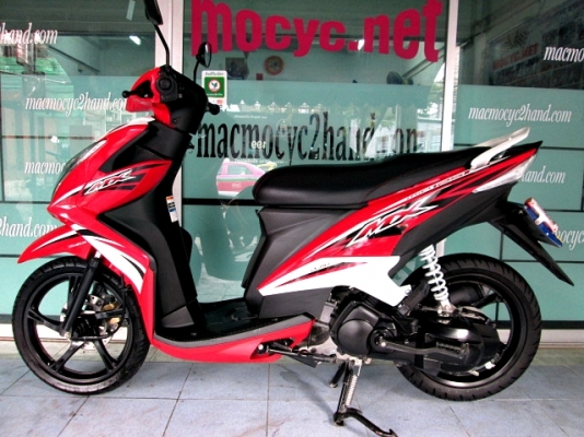 MIO 125 i MX ตัวท็อปล้อแมกซ์ รถเดือน ก.ย.ปี 56 สีขาวแดง ไมล์ 6332 โล ของแถม 3 รายการ  29900
