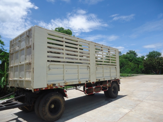 ขายด่วนหางพ่วงไมดรั้มกะบะยาว6.5เมตรสวยเดิมๆๆๆๆ2คาน